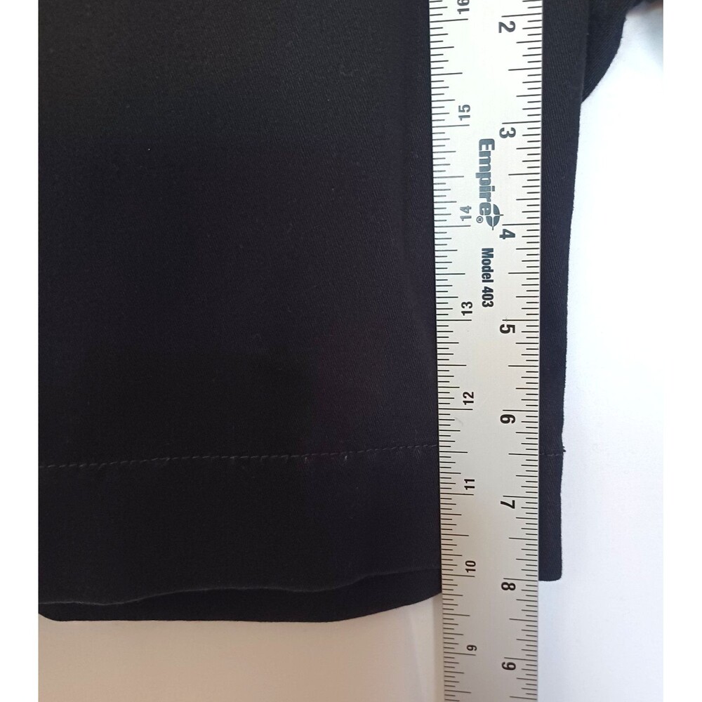 NYDJ Lift Tuck Women's 14 Black Chino Shorts Stretch High Rise 5 Pocket - Picture 8 of 10